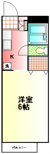 ルミエール 102号室 間取り