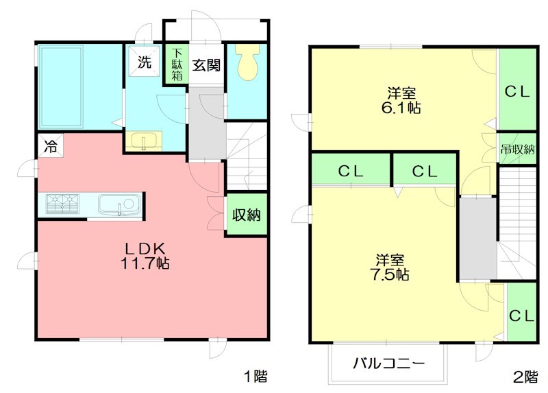王子レジデンス B1号室 間取り