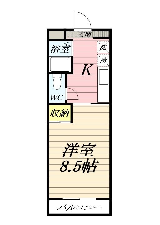 ベーネパラッツオアキ 305号室 間取り