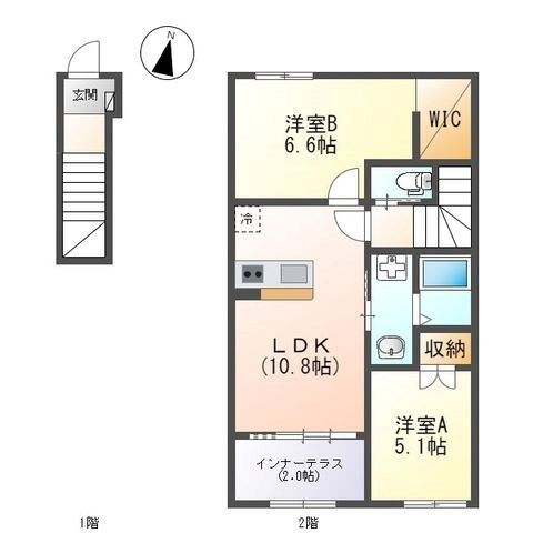 スペランツァ 203号室 間取り