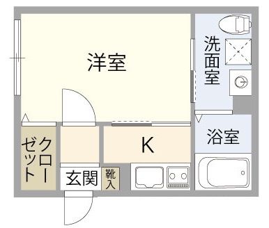 Comodo Hon-atsugi 203号室 間取り