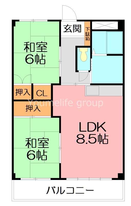 コーポＴ＆Ｇ 203号室 間取り