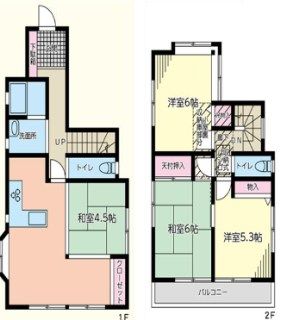 藤沢六会貸家 間取り