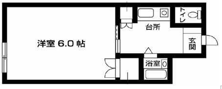 クロノス南矢名2番館 401号室 間取り