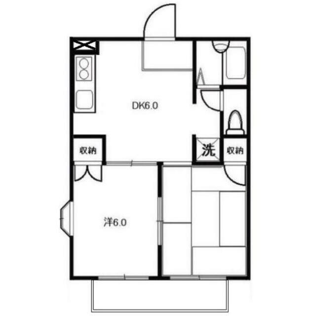 ガーデンシティ壱番館 205号室 間取り