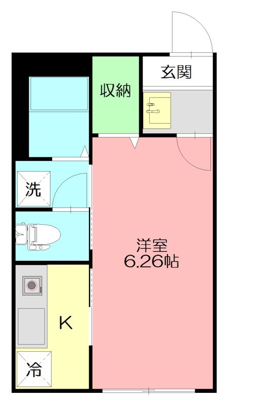 ガラージュ湘南 106号室 間取り