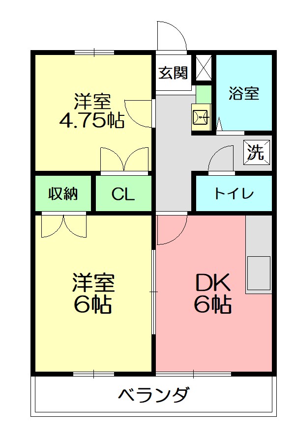 SEIWA 204号室 間取り