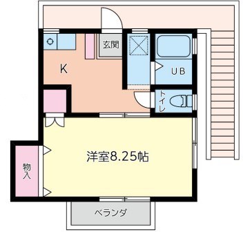 ウッドベル21 101号室 間取り