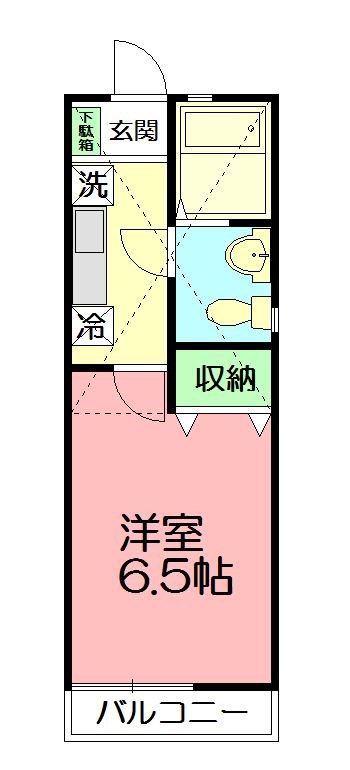 ラズベリーリーフ 104号室 間取り