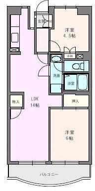 ボヌール秦野Ⅰ 103号室 間取り