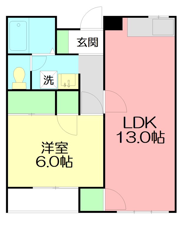 メゾンアイリスF 201号室 間取り