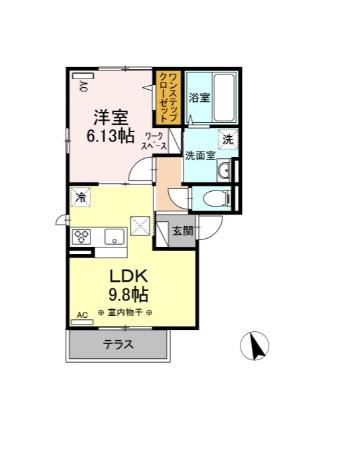 グランドゥールⅡ 101号室 間取り