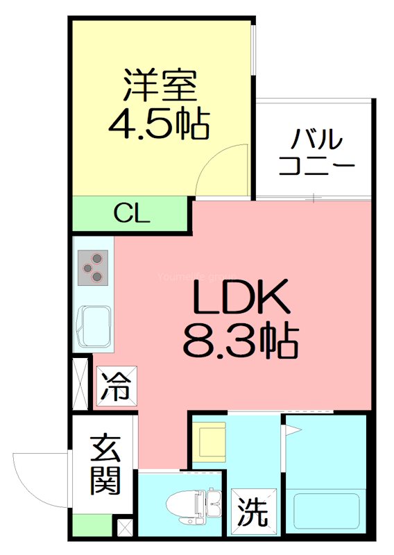 ロージェ 202号室 間取り