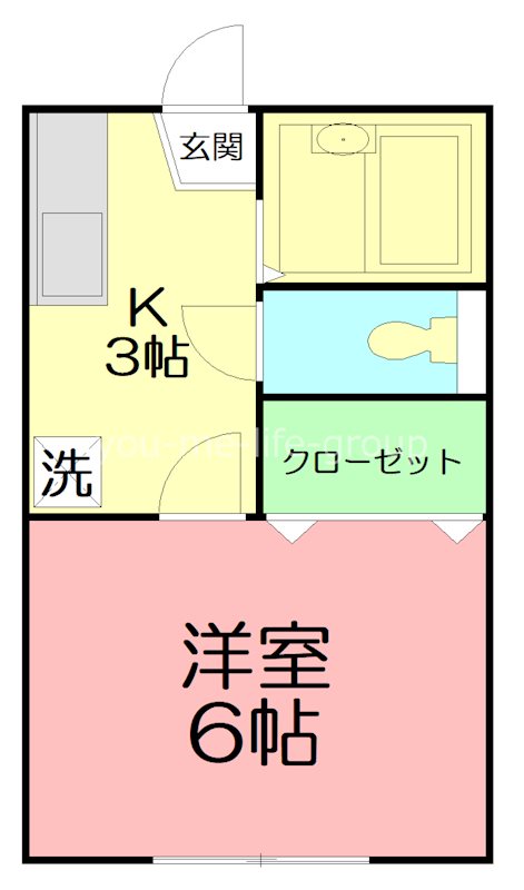 セゾンキタカド　パートⅡ 101号室 間取り