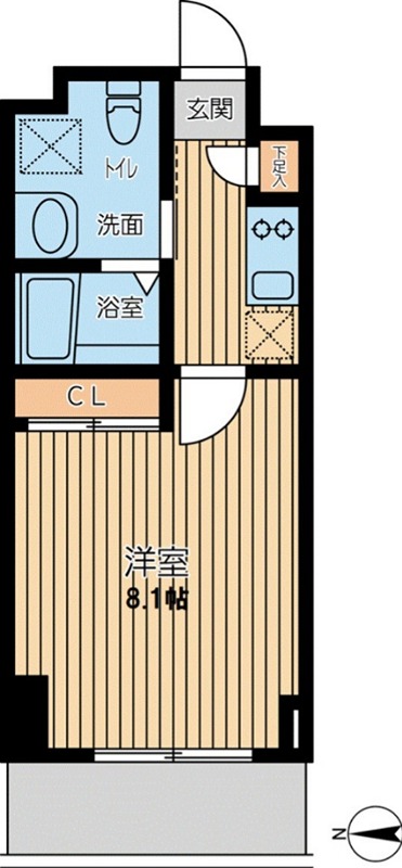 S-FORT小田原栄町 802号室 間取り