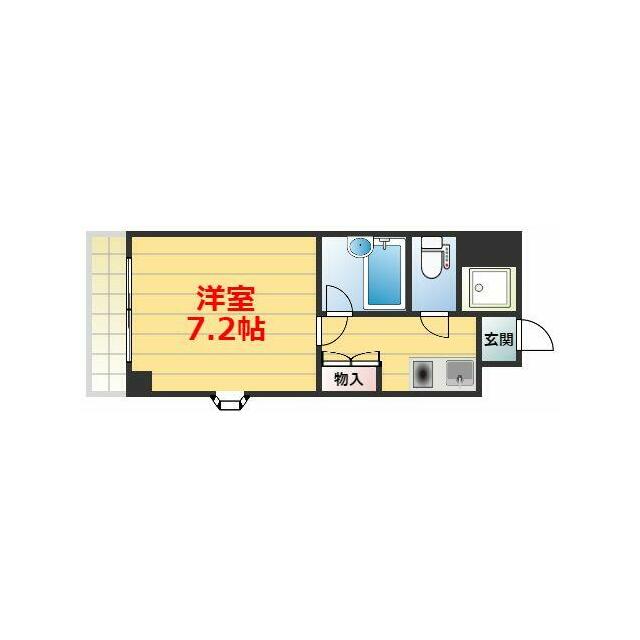 プラージュ湘南 601号室 間取り