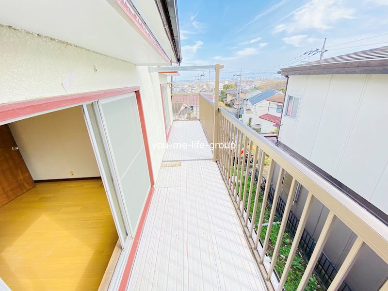 平塚市片岡貸家 ベランダ