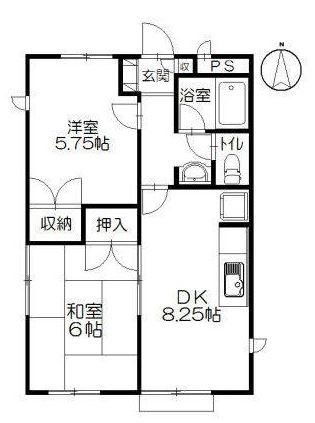 チェリーハウス小和田 103号室 間取り
