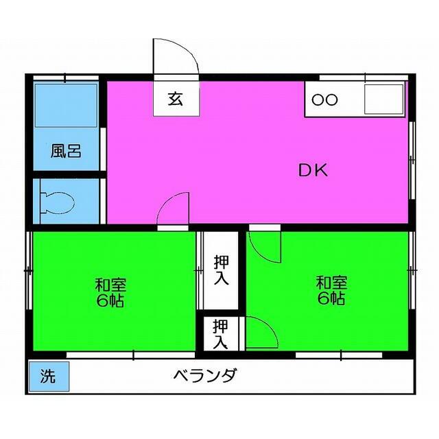 ハイツサガワ 間取り