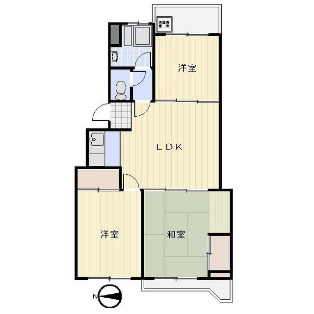 厚木サンハイツ 403号室 間取り