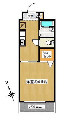 アルファコート鵠沼 305号室 間取り