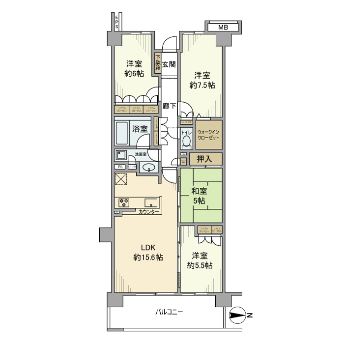 ヴェレーナ東戸塚Ⅱ 間取り