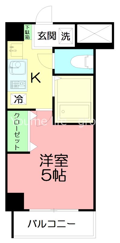シュガーロックハウス 206号室 間取り