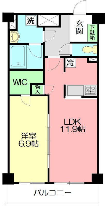 サンハイム戸塚 309号室 間取り