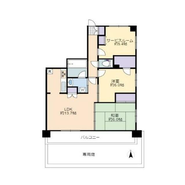 コンフォート・パレス本厚木ファーストステージ 101号室 間取り