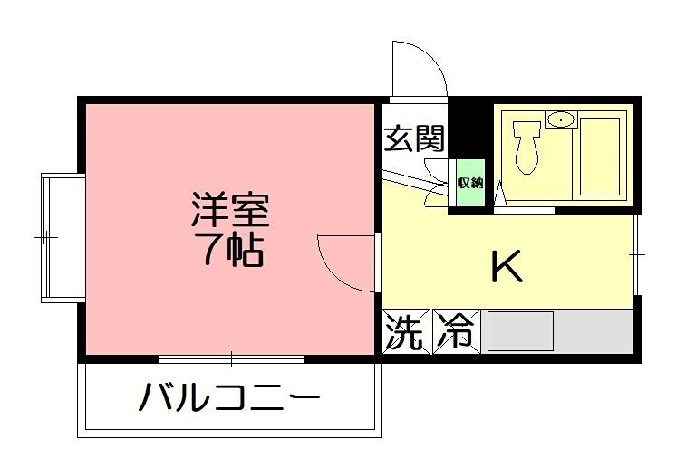 サンテラス湘南 201号室 間取り