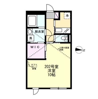 ティファナ茅ヶ崎 202号室 間取り