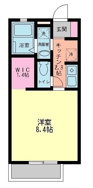 La saison『くず葉の森』G 202号室 間取り