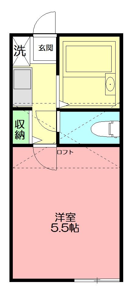 ラヴィー藤沢 203号室 間取り