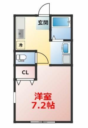 ａスタイリオ伊勢原 101号室 間取り