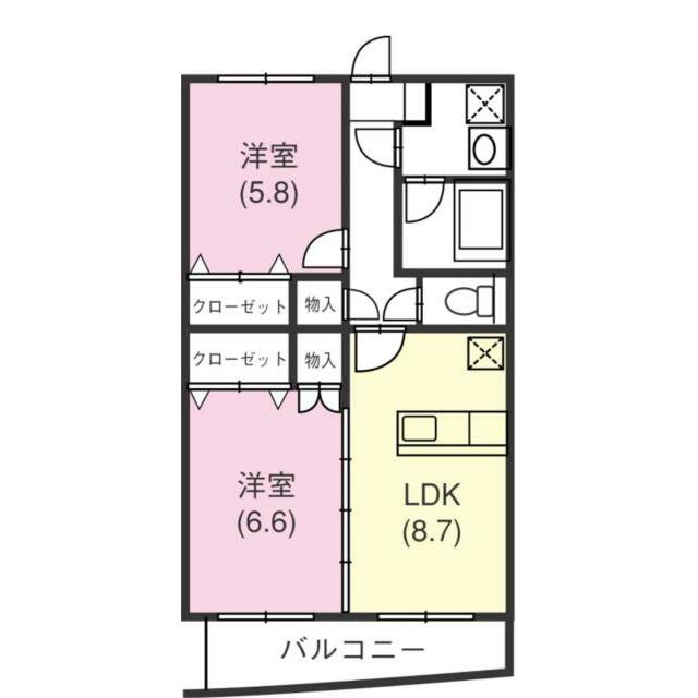 ユートピアⅡ 間取り
