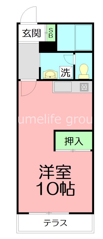 ボタニカアパルトマンⅠ 103号室 間取り