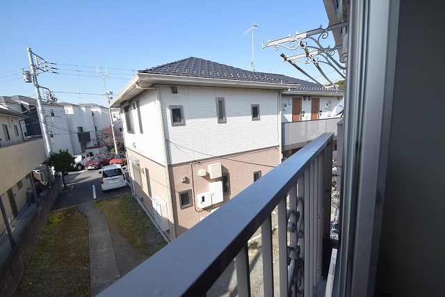 常楽ハイツ1 ベランダ