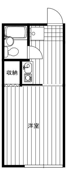 サンライズ茅ヶ崎 205号室 間取り