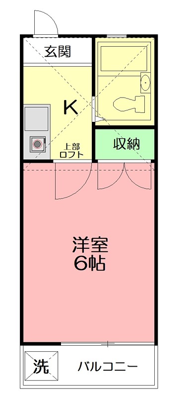 湘南台ドミール21Ａ 207号室 間取り