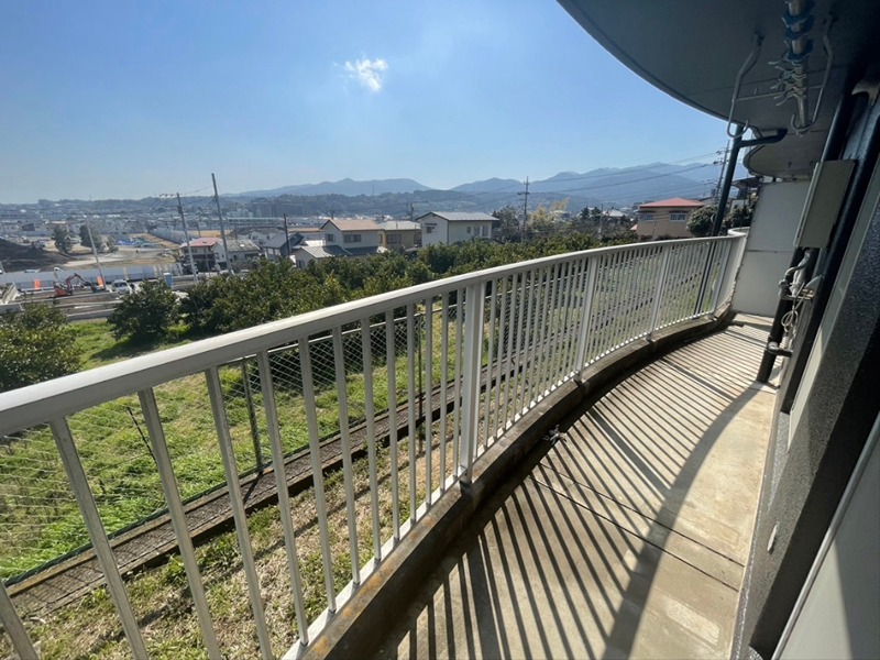 興津ハイツ ベランダ