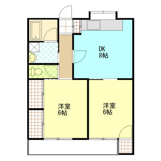 シリウス湘南 102号室 間取り