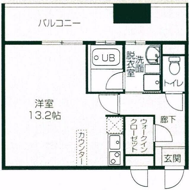 オパールマンション 310号室 間取り
