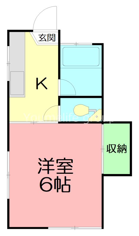 フォレストクラス東海大学前 206号室 間取り