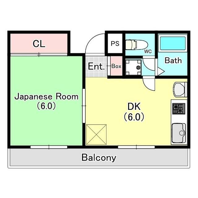 ライフインスワ 間取り図