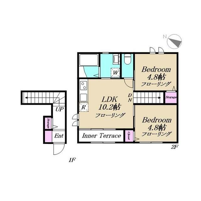ヒルズアイメゾン 202号室 間取り