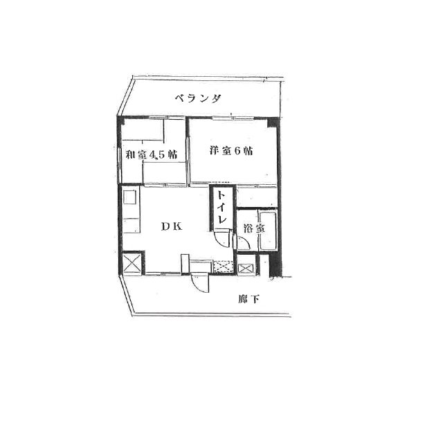 コーポ安藤 203号室 間取り