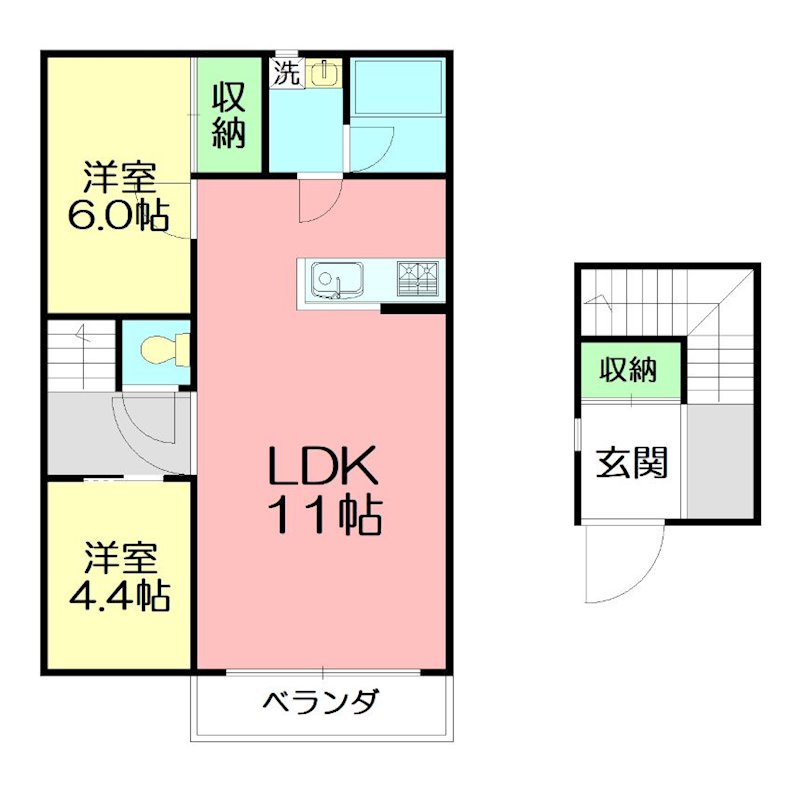 ミストラルA 間取り