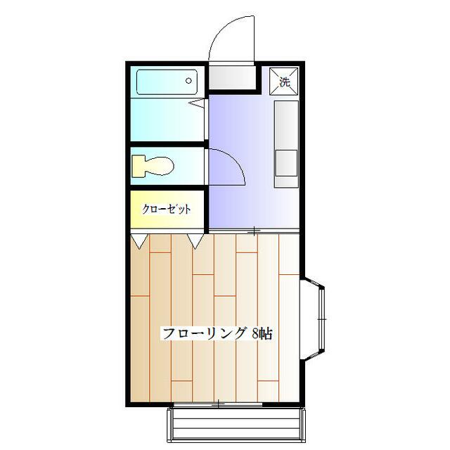ハイツミヤⅡ 202号室 間取り