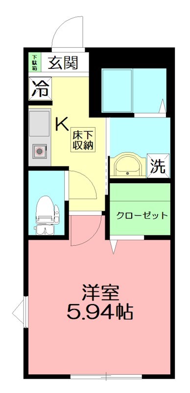 星の子ガーデン 101号室 間取り