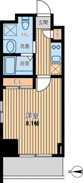 S-FORT小田原栄町 504号室 間取り